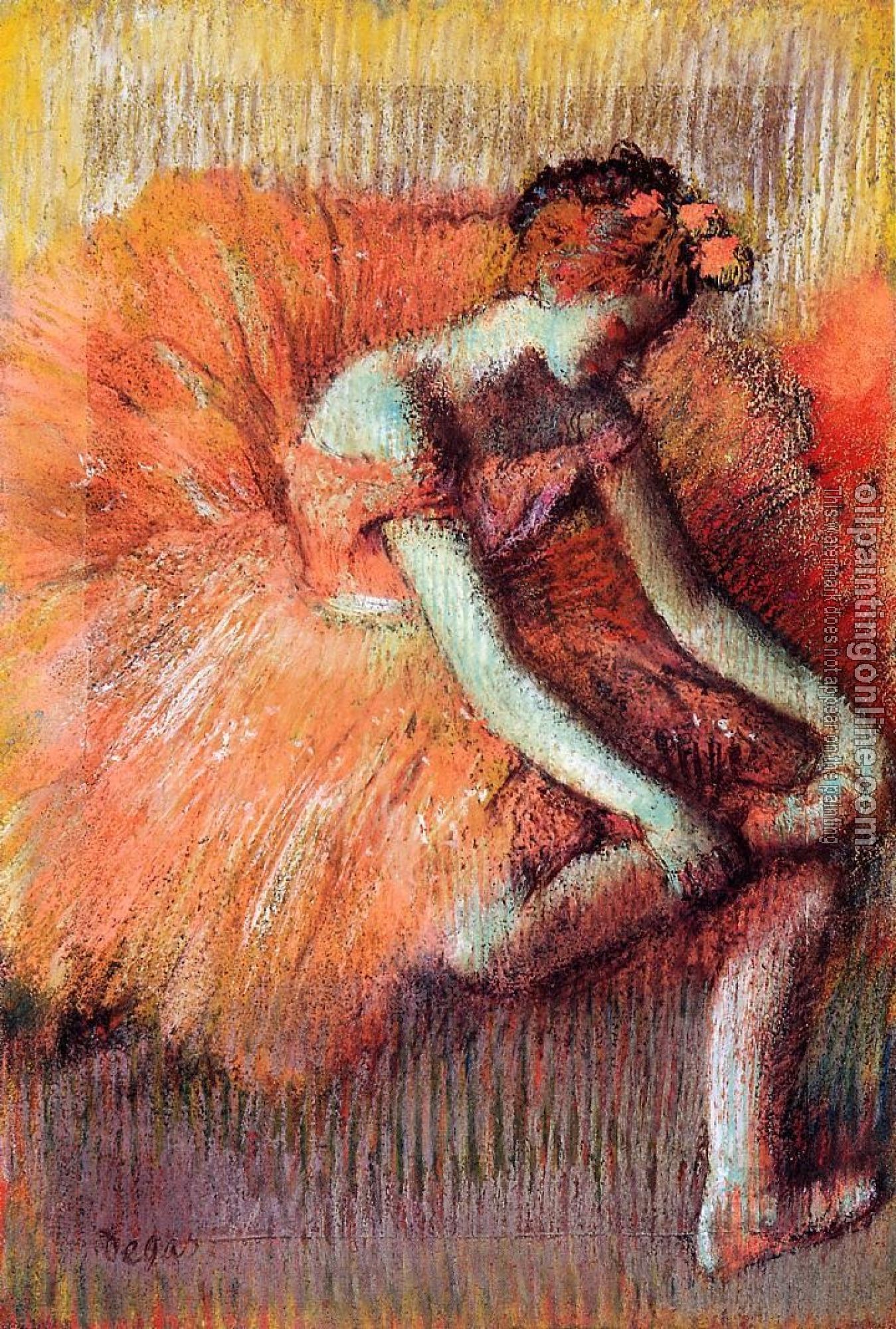 Degas, Edgar - Dancer Adjusting Her Sandel